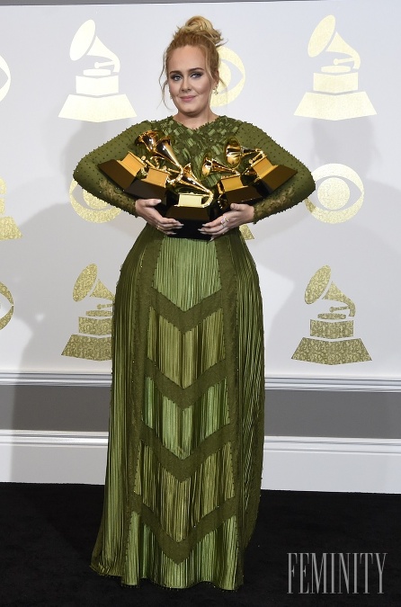 Speváčka Adele si prevzala niekoľko cien