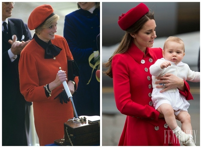 Kate Middleton sa inšpiruje štýlom princezny Diany