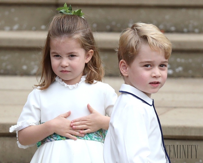 Princ George a princezná Charlotte dnes