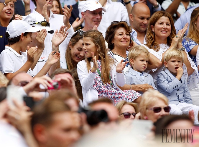 Bývalá tenistka Mirka Federer je vždy maximálnou podporou svojho milovaného manžela