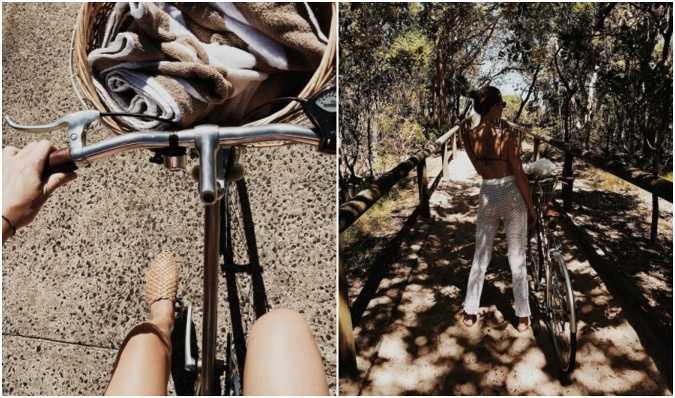 Modelka Erika Palkovicčová sa nadchla pre bicyklovanie